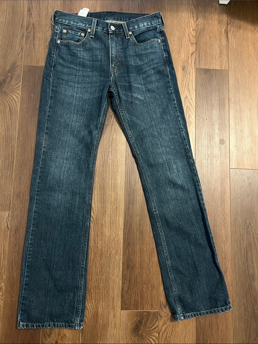 Levi's Men's 527 slim bootcut Jeans in Dark Blue 30x34